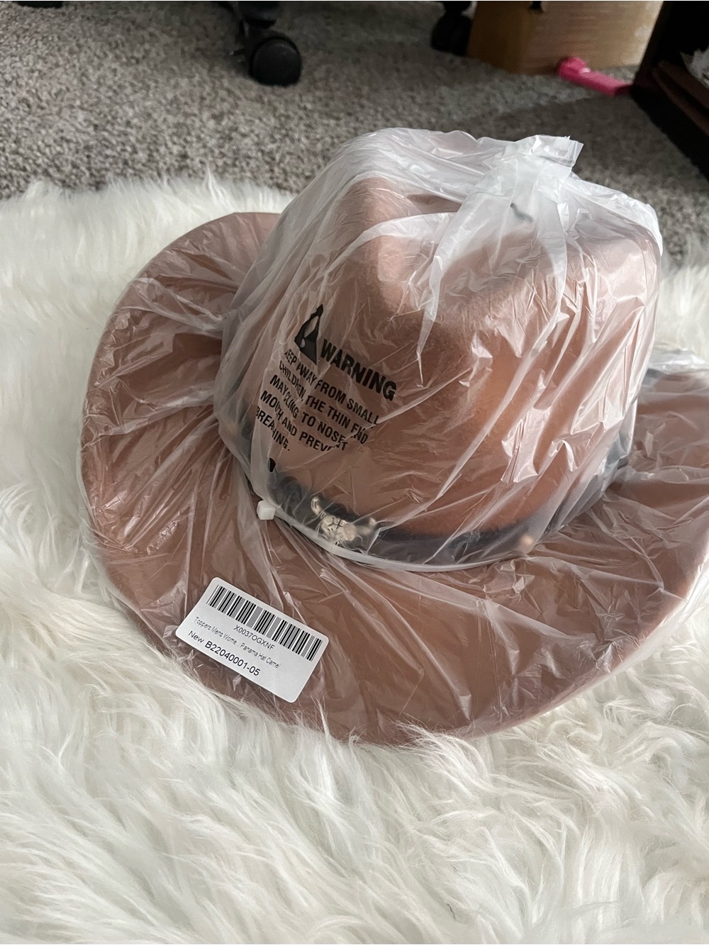Kids Brown Cowboy Hat with Decorative Band - Brand: